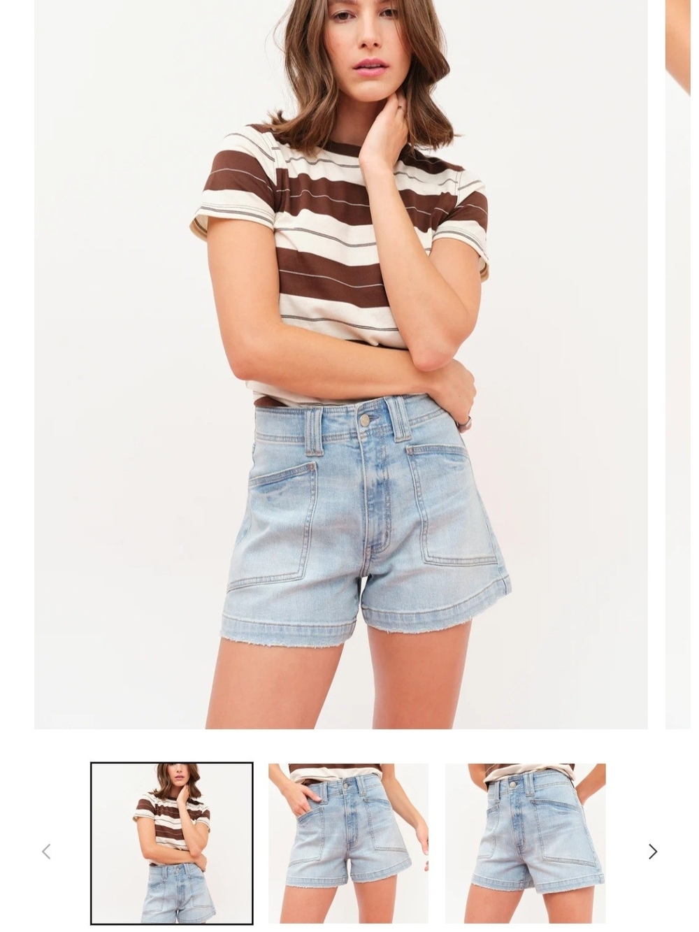 DAZE Valley Girl High Waist Denim Shorts size 29 NWT